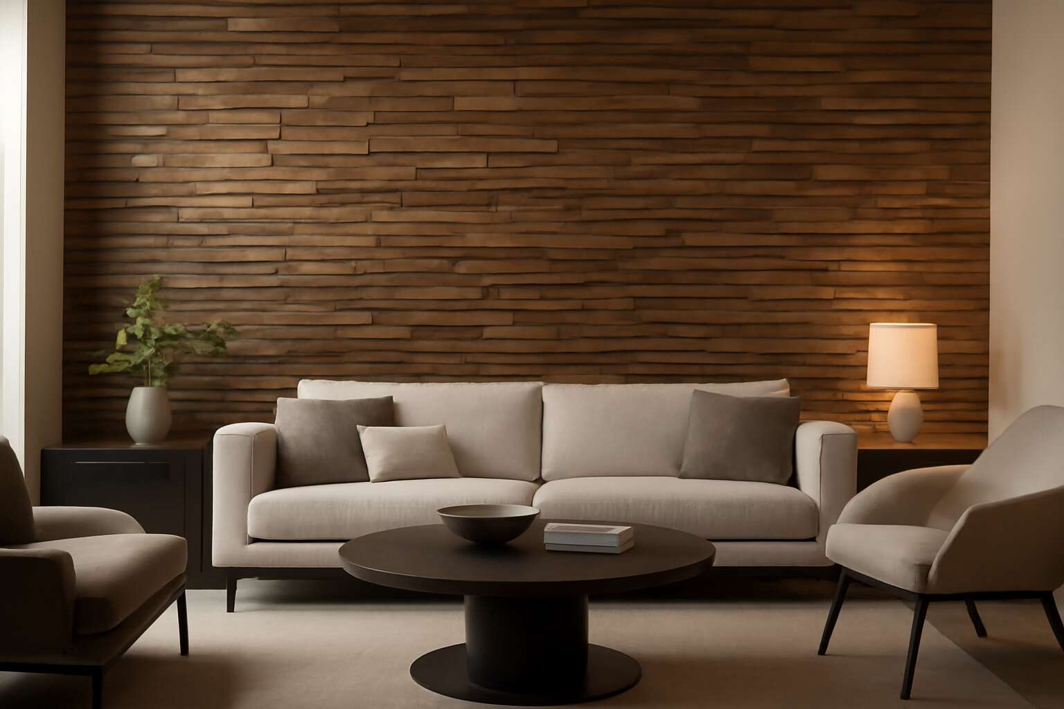 wall cladding living room ideas
