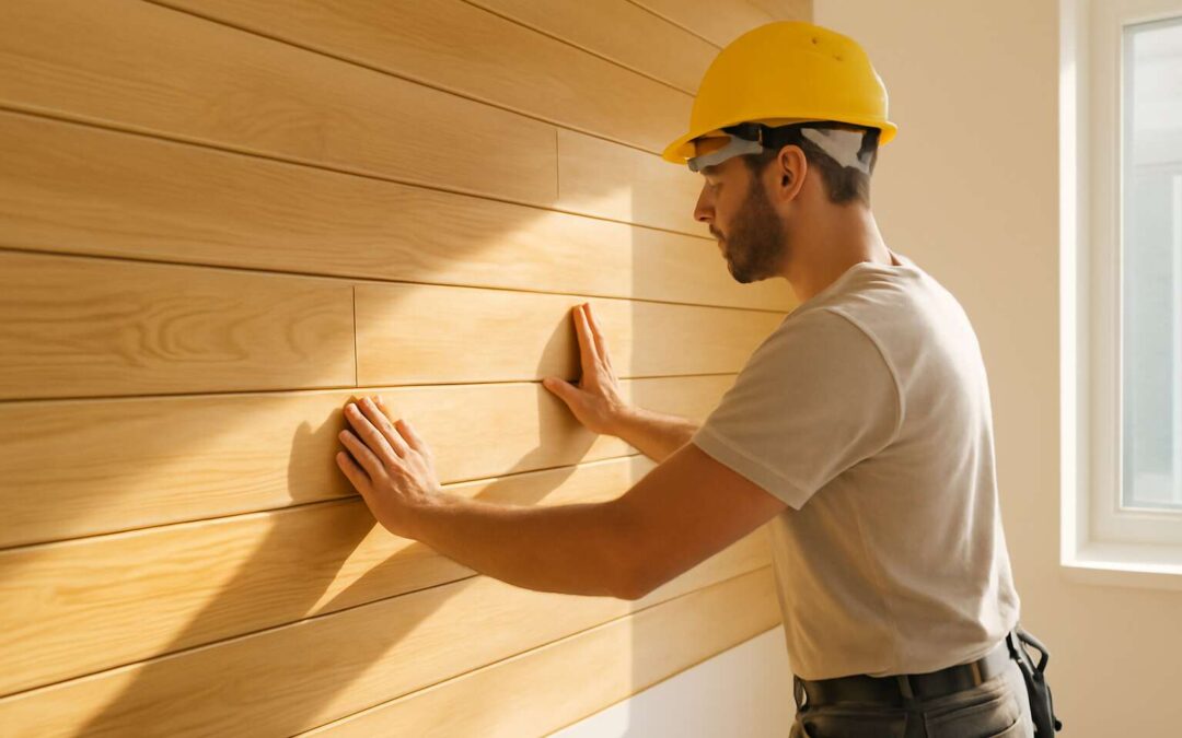 Transform your space with superior wall cladding work for a striking, durable finish