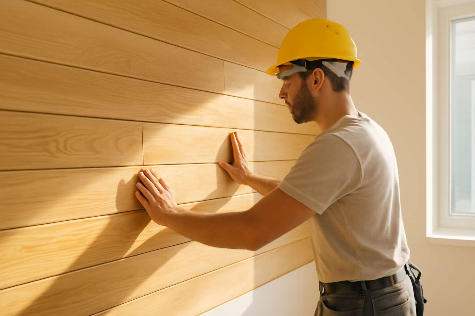 wall cladding work