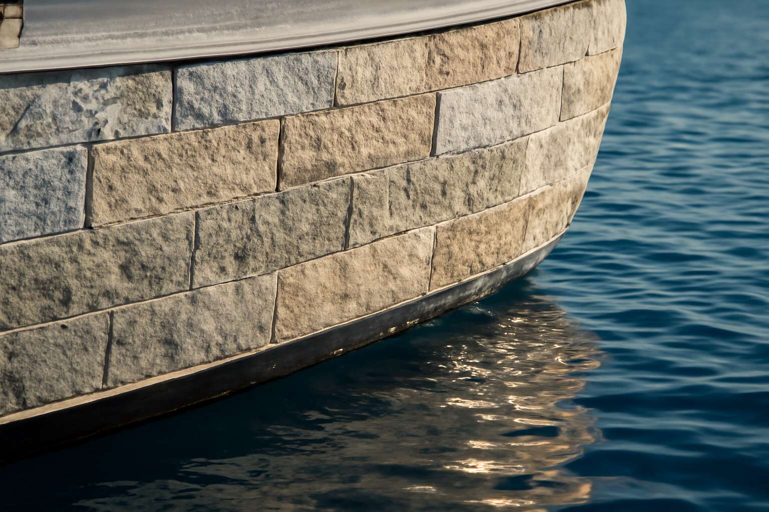 stone cladding hull