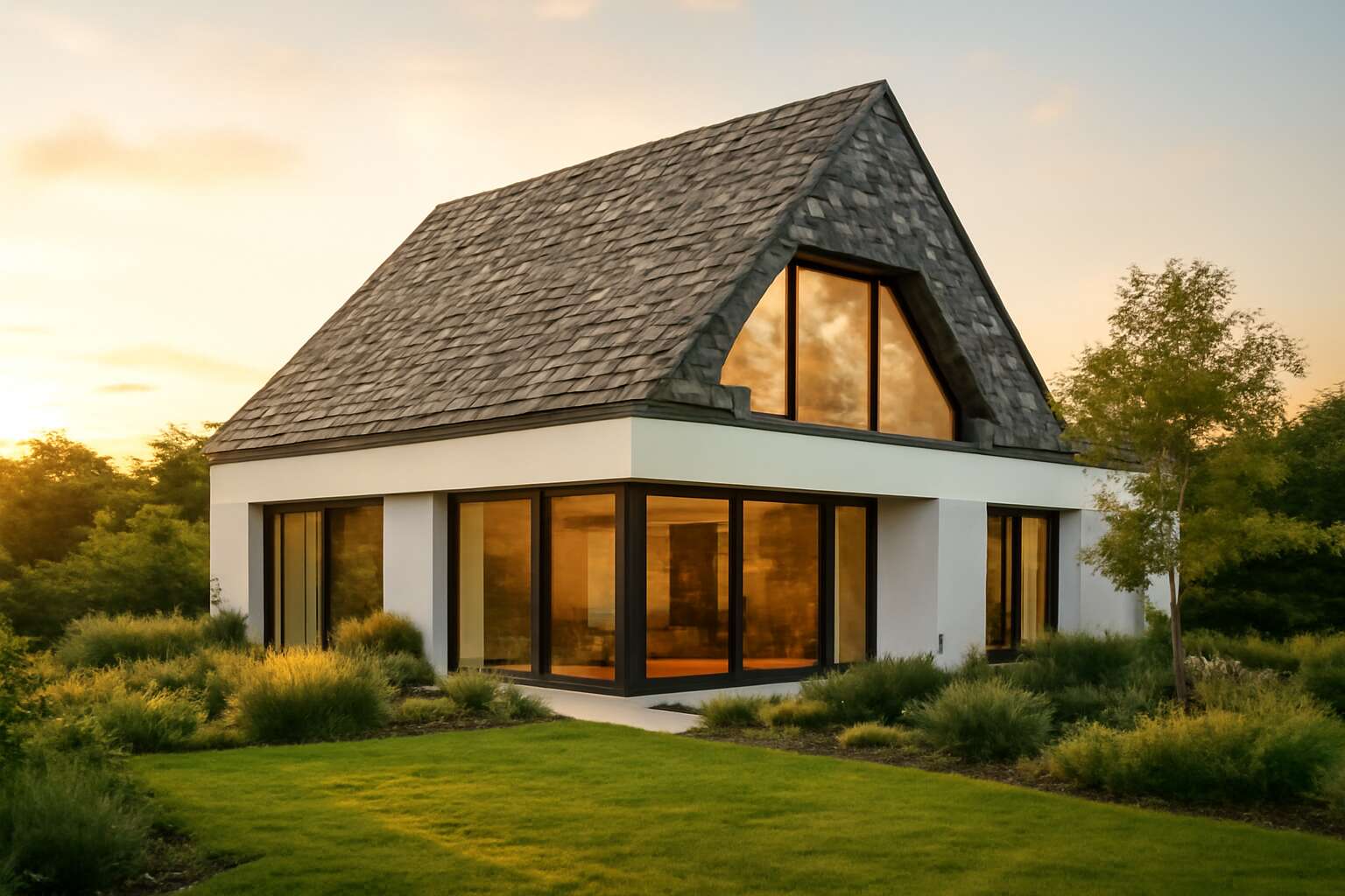 stone cladding roof