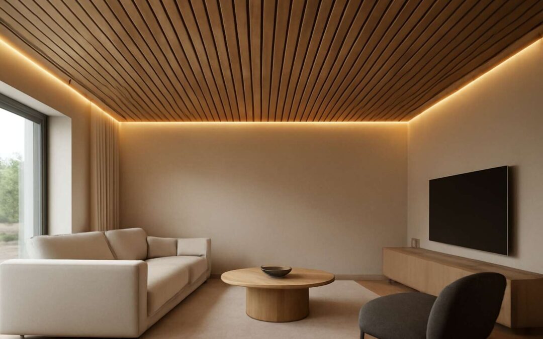 Transform Your Space with wall cladding on ceiling for modern textures and warmth