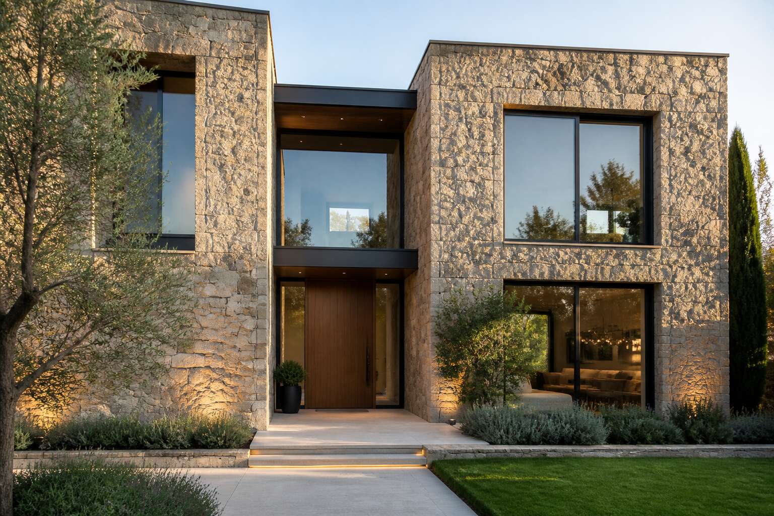 stone cladding elevation