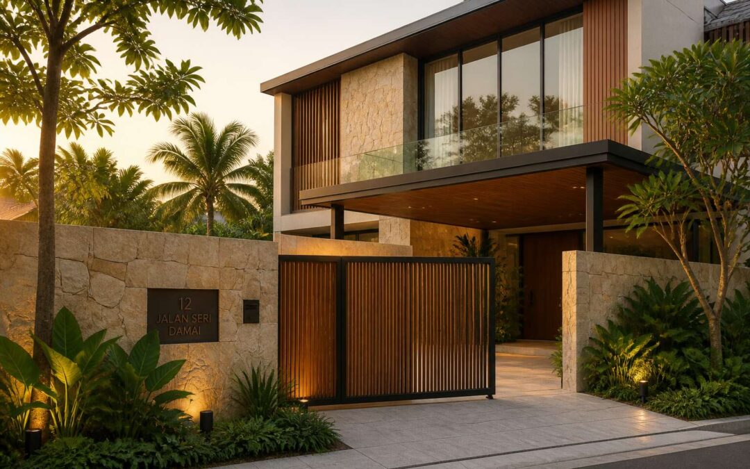 Natural stone cladding Malaysia adds timeless beauty and durable value to any facade.